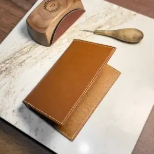 Bespoke Barenia leather Passport Wallet from Atelier Penny James