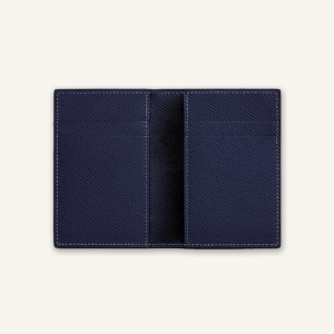 navy blue epsom leather notebook wallet by Atelier Penny James